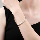 New Arrival Silver Bamboo Bracelets for Girlfriend Birthday