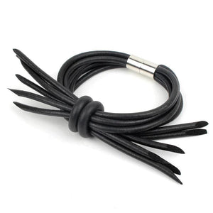 Gothic Multilayer Rubber Bracelet Rope Chain Jewelry