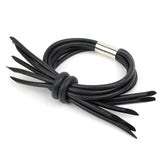 Gothic Multilayer Rubber Bracelet Rope Chain Jewelry