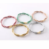 Glitter Filled Jelly Bangle Bracelets for Women Girls