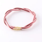 Glitter Filled Jelly Bangle Bracelets for Women Girls