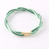 Glitter Filled Jelly Bangle Bracelets for Women Girls