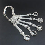 Nightclub Punk Skull Finger Bracelet Gothic Skeleton Hand Flexible Bracelets