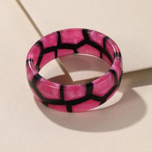 Vintage Geometric Resin Bracelets Wide Bangles Bracelet Femmes