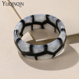 Vintage Geometric Resin Bracelets Wide Bangles Bracelet Femmes