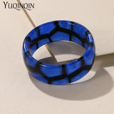 Vintage Geometric Resin Bracelets Wide Bangles Bracelet Femmes