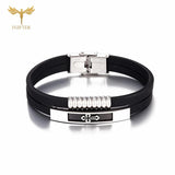 Faith Cross Bracelet Double Layer Silicone Stainless Steel Accessories