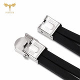 Faith Cross Bracelet Double Layer Silicone Stainless Steel Accessories