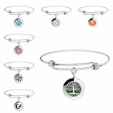 Breathe Stainless Steel Aroma Locket Bangle Essential Oils Diffuser Bracelet