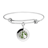 Breathe Stainless Steel Aroma Locket Bangle Essential Oils Diffuser Bracelet