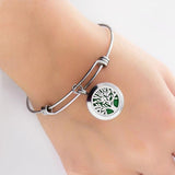Breathe Stainless Steel Aroma Locket Bangle Essential Oils Diffuser Bracelet