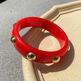 Vintage Resin Colorful Cuff Bangles For Women Indian Bangle Bracelets