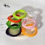 Colorful Designer Charms Bangle Bracelets for Women