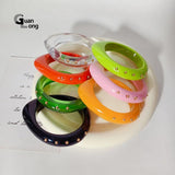 Colorful Designer Charms Bangle Bracelets for Women