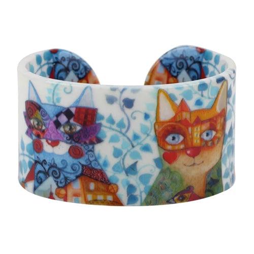Acrylic Cat Love Bangles Jewelry For Women