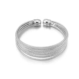 Bohemia Style Circle Bangles and Bracelets - 18K Rose