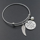 Heaven Remembrance Miscarriage Charm Bangle Bracelet
