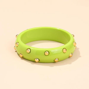 Vintage Resin Thin Bangles For Women Indian Jewellery Metal Bangles