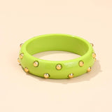 Vintage Resin Thin Bangles For Women Indian Jewellery Metal Bangles