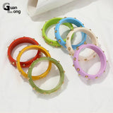 Vintage Resin Thin Bangles For Women Indian Jewellery Metal Bangles
