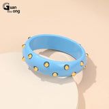Vintage Resin Thin Bangles For Women Indian Jewellery Metal Bangles