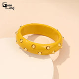 Vintage Resin Thin Bangles For Women Indian Jewellery Metal Bangles