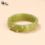 Vintage Resin Thin Bangles For Women Indian Jewellery Metal Bangles