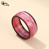 Vintage Resin Acrylic Wide Cuff Charms Big Circle Bracelet