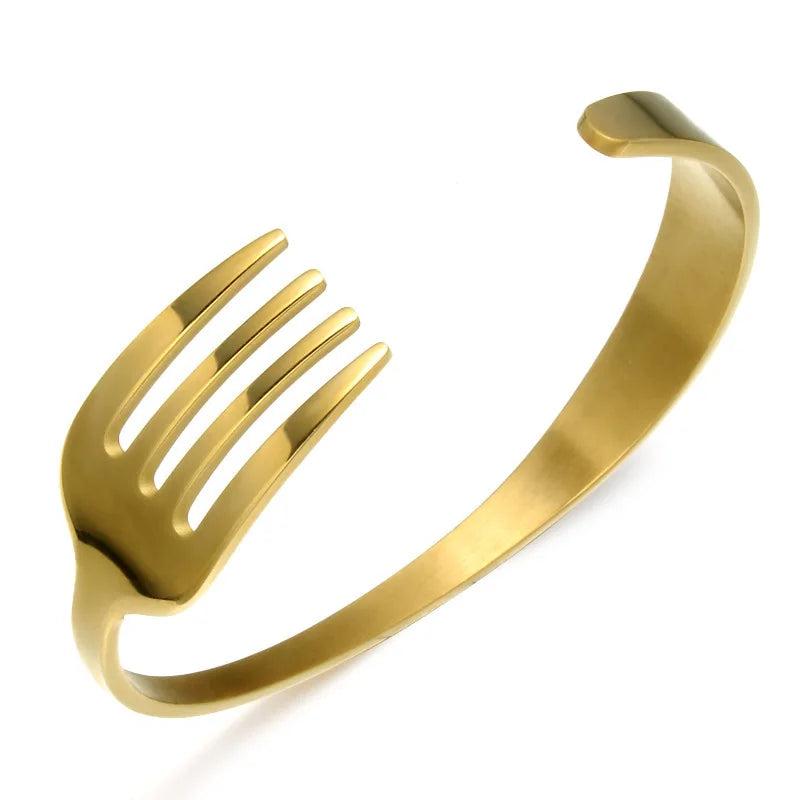 Stainless Steel Fork Bracelet