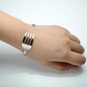 Stainless Steel Fork Bracelet