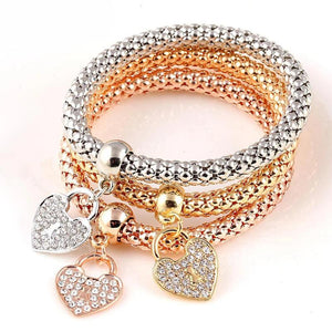 Crystal Music Bracelet Rhinestone Charm Party Bracelets for Women