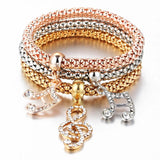 Crystal Music Bracelet Rhinestone Charm Party Bracelets for Women