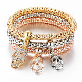 Crystal Music Bracelet Rhinestone Charm Party Bracelets for Women