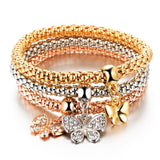 Crystal Music Bracelet Rhinestone Charm Party Bracelets for Women