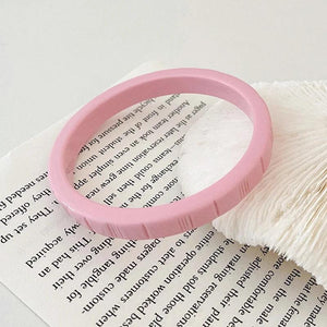 Colorful Vintage Bangle Bracelets Resin Thin Bangles for Women Girls