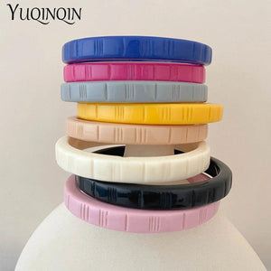 Colorful Vintage Bangle Bracelets Resin Thin Bangles for Women Girls