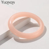 Multi-color Resin Bangle Thin Round Geometric Bracelet