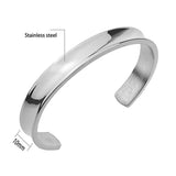 Rose Silver Cuff Bangles Bracelets Hand Accessories