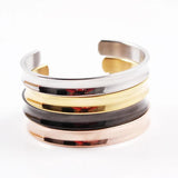 Rose Silver Cuff Bangles Bracelets Hand Accessories