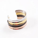 Rose Silver Cuff Bangles Bracelets Hand Accessories