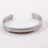 Rose Silver Cuff Bangles Bracelets Hand Accessories