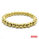 Stainless Steel Beaded Bracelet Biker Bicycle Stretchable Bracelet