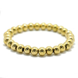 Stainless Steel Beaded Bracelet Biker Bicycle Stretchable Bracelet
