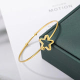 Adjustable Star Colour Bangle Cuff Bracelet Gift Jewelry