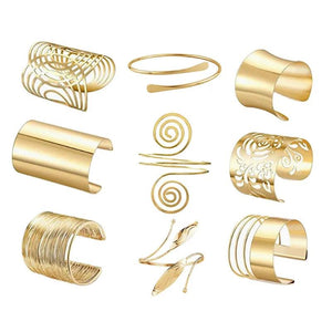 Stainless Steel Bracelet for Women Arm Ring Africa's Opening Geometric Out