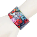 Colorful Cat Kitten Bangles Bracelets Craft Jewelry For Women