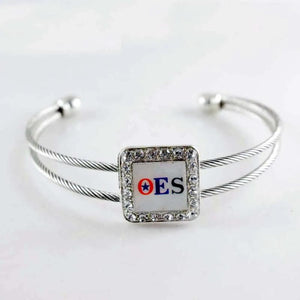 Order of Eastern Star OES Bangle Bracelet