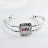 Order of Eastern Star OES Bangle Bracelet