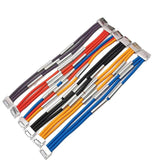 Rubber Bangles Women Gothic Charm Bracelets 6 Colors Jewelry Bangle Gift