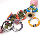 Rubber Bangles Women Gothic Charm Bracelets 6 Colors Jewelry Bangle Gift